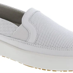 Women's White Slip-On Sneaker